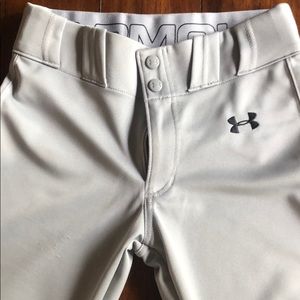 Youth - Boys Gray Baseball pants Size M